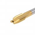 Uxcell Spiral Point Plug Threading Tap M10 X 1 25 Ground Threads H2 3 Flutes High Speed Steel Hss 6542 Titanium Coated Metric
