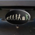 Zombielution Evolution Oval Tow Trailer Hitch Cover Plug Insert