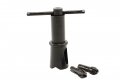 Self Aligning Tap And Reamer Holder 4 Jaw 120 Degrees V Guide 404-7388a With Wrench Two Collets Capacity 0 80 To 1 2 In 