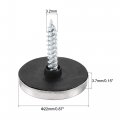 Uxcell Mirror Screws 22mm 0 87 28pcs Decorative Cap Fasteners Cover Nails Wire Drawing Silver Tone 201 Stainless Steel