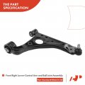 A-premium Front Right Lower Control Arm With Ball Joint Bushing Compatible Chevrolet Trax 2013-2022 Buick Encore Replace