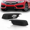 Waltyotur Fog Lamps Cover Left And Right Side 71103-tba-a00 71108-tba-a00 Replacement For 2016-2018 Honda Civic Sedan Coupe