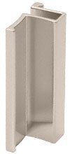 Brushed Nickel Slip On Handle For Frameless Sliding Door Fits 3 16 In Or 1 4 Glass Thickness 2 38 Aluminum Pull S0h238bn