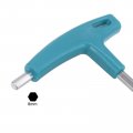 Uxcell 8mm Extra Long Arm T-handle Hex Key Wrench Chrome Finish