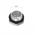 Uxcell Air Compressor Oil Level Gauge Sight Glass G1 2 Male Threaded Aluminum Liquid Indicator Window