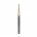Zq4113 Spiral Cnc Router Bits 1 Shank 3 Ovl Solid Carbide Tapered Angle End Mill With Zrn Coating For 2d 3d Wood Carving 4 