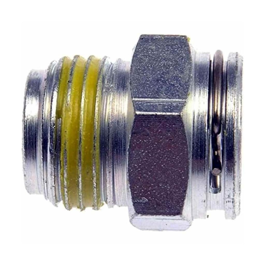 Transmission Line Connector For Chevy S10 1997 2003 Steel Male Thread End Straight Fitting 0 84 In Length Replaces 15719695
