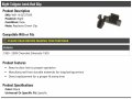 Right Tailgate Latch Rod Clip Replaces Green Compatible With 1999-2009 Chevy Silverado 1500