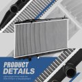 Dpi 13537 Factory Style 1-row Cooling Radiator For Acura Ilx 2016-2022 Aluminum Core