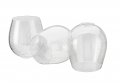 Aspen Creative 23612-03 Seeded Barrel Glass Shade 5-1 2 Dia X 6-1 8 H Center Hole 45mm Set Of 3 