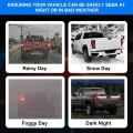 Carmocar Tail Light Brake Lamp Assembly Compatible With 2014-2019 Chevy Silverado 1500 2500hd 3500hd Left And Right Side Red