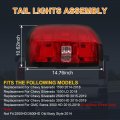 Carmocar Tail Light Brake Lamp Assembly Compatible With 2014-2019 Chevy Silverado 1500 2500hd 3500hd Left And Right Side Red