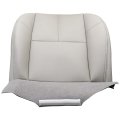 Bottom Seat Cover Gray Leather For Chevy Silverado Tahoe Suburban Avalanche Sierra Yukon 1500 2500 3500 2007 2008 2009 2010