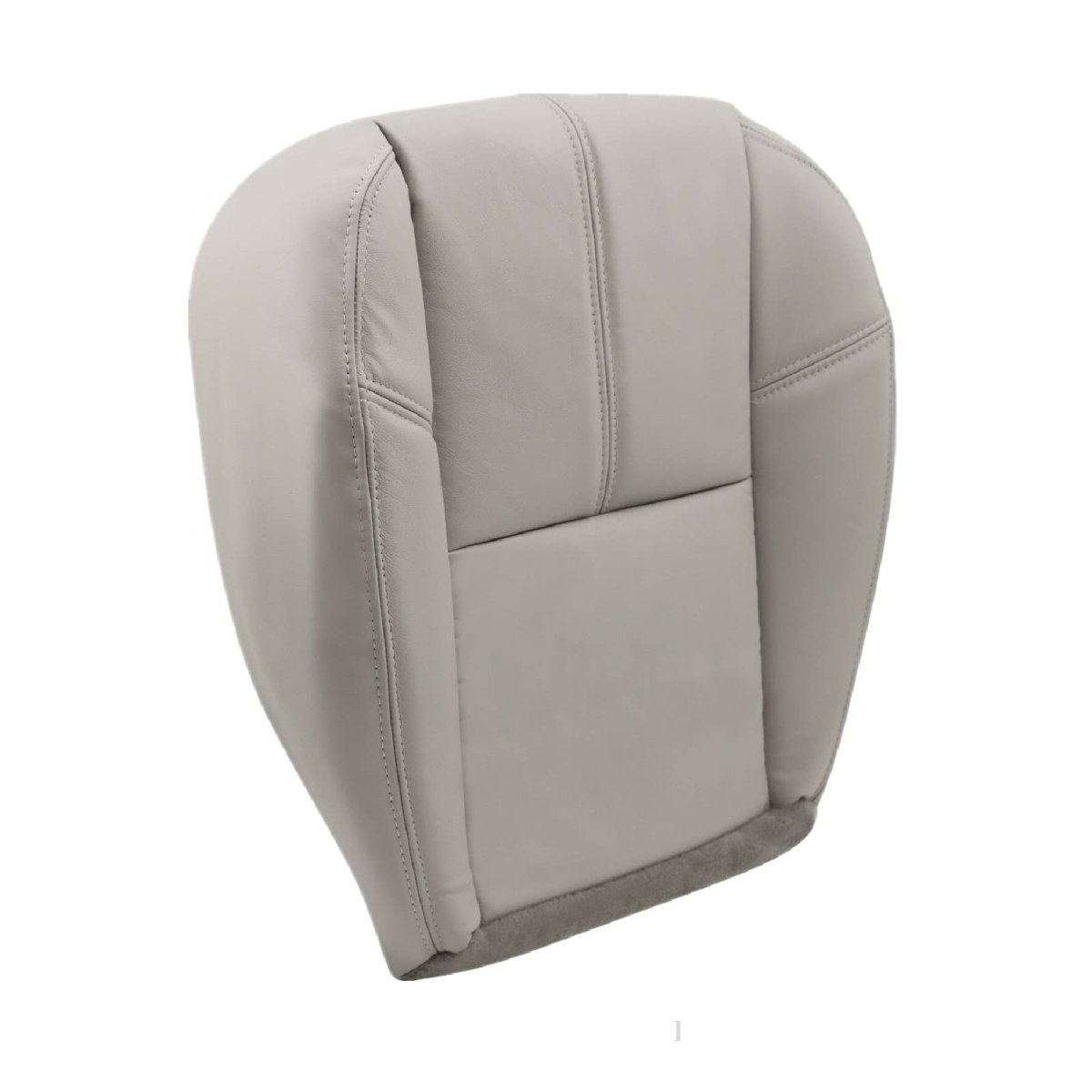 Bottom Seat Cover Gray Leather For Chevy Silverado Tahoe Suburban Avalanche Sierra Yukon 1500 2500 3500 2007 2008 2009 2010