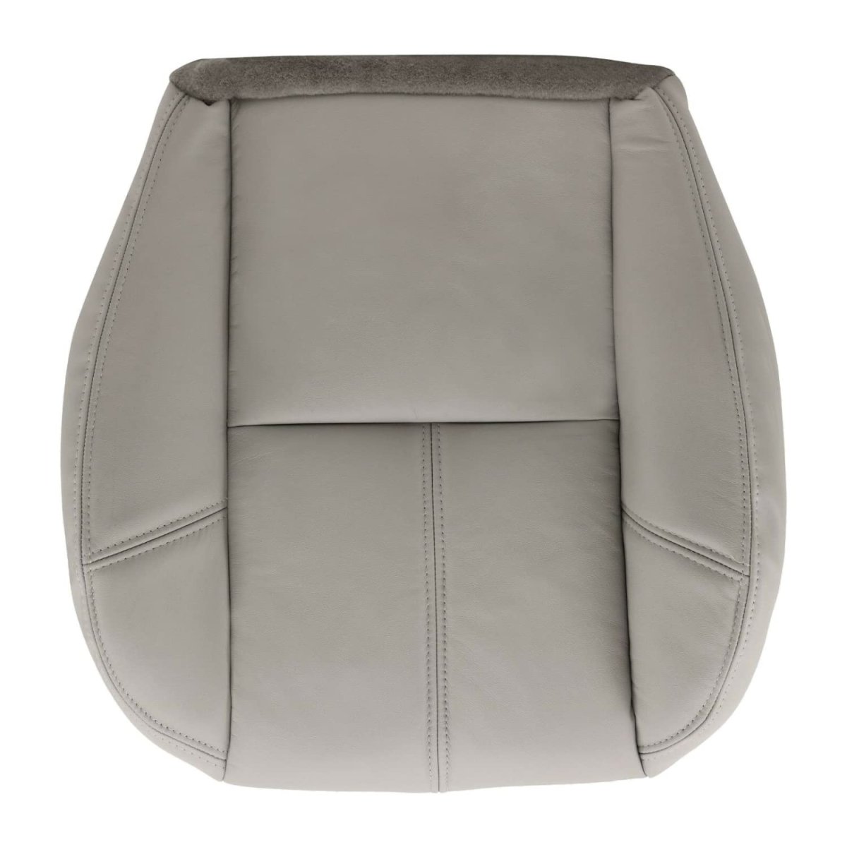 Bottom Seat Cover Gray Leather For Chevy Silverado Tahoe Suburban Avalanche Sierra Yukon 1500 2500 3500 2007 2008 2009 2010