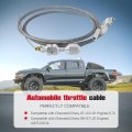 Adjustable Accelerator Cable For Chevrolet Chevy 97-04 Ls1 Engines 5 7l 36 In Stainless Braided Throttle Kit Silver New Version