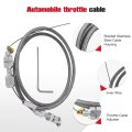 Adjustable Accelerator Cable For Chevrolet Chevy 97-04 Ls1 Engines 5 7l 36 In Stainless Braided Throttle Kit Silver New Version