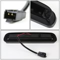 Compatible With 08-16 Ford Super Duty Red 3d Led C-bar Tail Light 3rd Third Brake Lamp Smoked