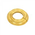 Aluminum Radiator Pipe Flange Escutcheon Plate 3 88 In Od 1 5 Ips Lacquered Brass Finish Spiral Style Cover Rings For Floor 