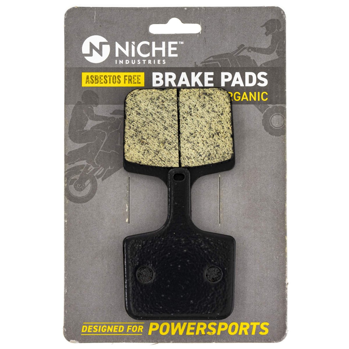 Niche Brake Pad Set For Polaris Indy 850 800 Switchback 600 Rear Organic