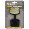 Niche Brake Pad Set For Polaris Indy 850 800 Switchback 600 Rear Organic