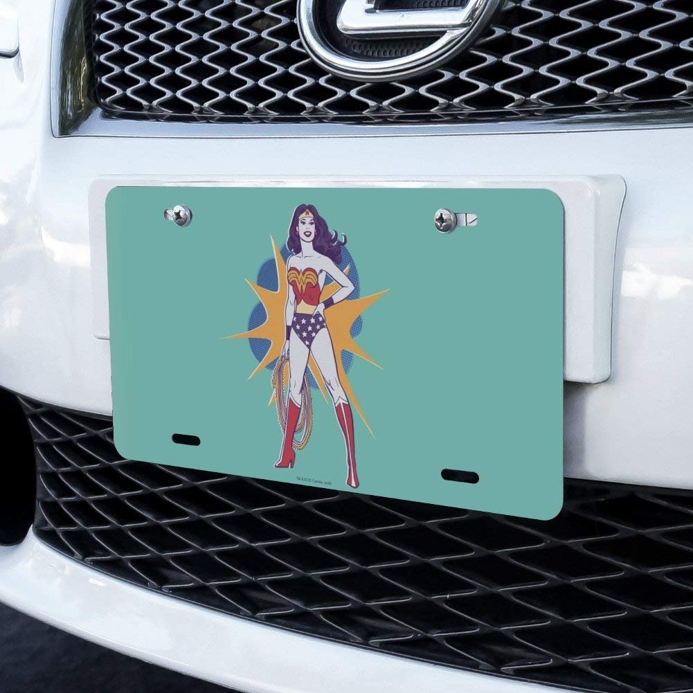 Graphics More Wonder Woman Vintage Novelty Metal Vanity Tag License Plate