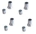 Rpg New Set Of 4 Valve Stem Chrome Cover And Nut Rebuild For Tpms Sensors 