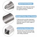 Uxcell Spiral Point Thread Tap M5 X 0 8 Metric Screw Fully Ground High Speed Steel 6542 Machine Tappinging Tool For Machinist
