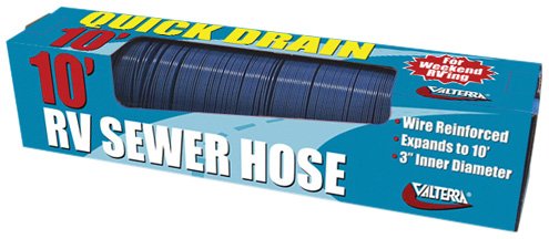 Valterra D04-0045 Blue 10 Standard Quick Drain Hose