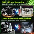 Customadeonly Forged 5x114 3 Wheel Spacers 370z 350z 240sx 300zx Gtr Murano Maxima Sentra 4pcs 15mm Thick Black Spacer For Q60