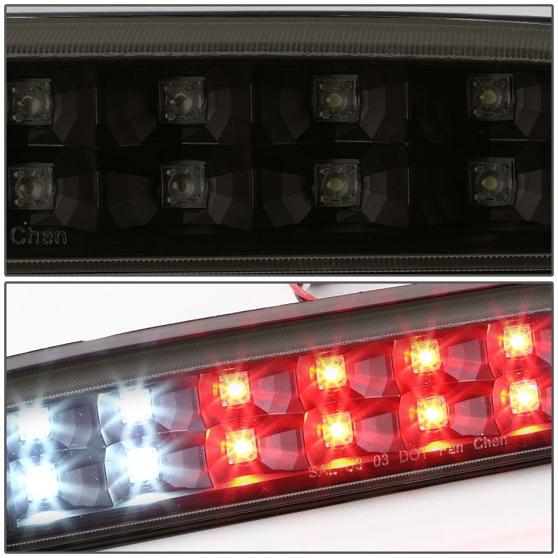 Led Third Brake Light 3bl-fspran99-led-bk-sm For Ford Ranger Pickup Truck Black Smoke Waterproof Rear High Mount Stop Assembly
