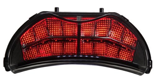 Integrated Sequential Led Tail Lights Smoked Lens For Honda Cbr 600 F4 1999 2000 And F4i 2004 2006 With Stop Alert License