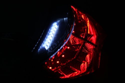 Integrated Sequential Led Tail Lights Smoked Lens For Honda Cbr 600 F4 1999 2000 And F4i 2004 2006 With Stop Alert License