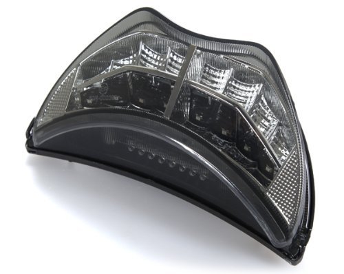 Integrated Sequential Led Tail Lights Smoked Lens For Honda Cbr 600 F4 1999 2000 And F4i 2004 2006 With Stop Alert License