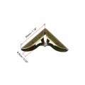 Uxcell Metal Book Corner Protectors Edge Cover Guard 30 X 8 5mm Bronze Tone 40pcs