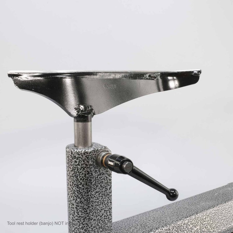 S Curved Tool Rest 14 In Wide Standard 1 Post Rtr-14-sc-sd For Woodturning Lathes