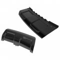 Kuafu Front Rear Bumper Skid Plate Compatible With 2014-2017 Land Rover Range Sport Plastic Pp Painted Black