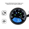 Lcd Speedometer Odometer Digital Multi Function Motorcycle Tachometer Fuel Meter Gauge