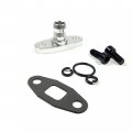 Turbo Oil Drain Return Flange Adapter Barb 5 8 For T3 T4 T35 T60 Gt37 Gt40 Gt42 Gt45 Gt47