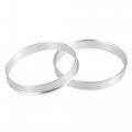 2pcs Od 66 1mm To Id 64 Aluminium Alloy Car Hub Centric Rings Wheel Bore Center Spacer 