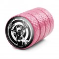 Deer Target Illustration Valve Stem Caps For Tire Rim Wheel Aluminum Pink