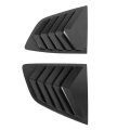 2pcs Rear Side Window Louver Cover For X3 Ix3 G01 2018 Fade Proof Air Vent Scoop Shutter Sporty Aesthetic Easy Installation