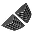 2pcs Rear Side Window Louver Cover For X3 Ix3 G01 2018 Fade Proof Air Vent Scoop Shutter Sporty Aesthetic Easy Installation