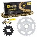 Niche Drive Sprocket Chain Combo For Honda Z50r Z50rd Front 13 Rear 37 Tooth 420vm-x X-ring 76 Links