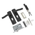 Home Door Lock Key Set Exquisite Workmanship Of Cylinder Wide Application Ideal For Internal Doors And Front Black 3 Keys