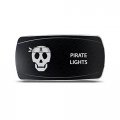Ch4x4 Rocker Switch Pirate Lights Symbol 6 Horizontal Red Led