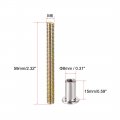 Uxcell Screw Post Fit For 5 16 8mm Hole Dia Male M6x59mm Belt Buckle Binding Bolts Leather Fastener Carbon Steel 4 Sets