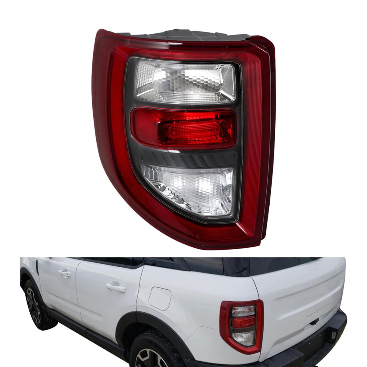 Left Tail Light Lamp Replacement For Bronco 2021 2022 2023 Driver Side Rear Lh M -13405-a