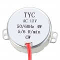 Uxcell Turntable Synchronous Synchron Motor 50-60hz 12 Vac Cw 4w 5-6rpm