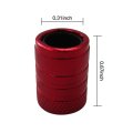 8x Car Bike Tire Valve Stem Caps Lightweight Aluminum Corrosion Resistant Cover Strong And Red